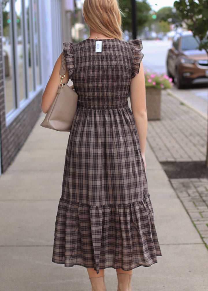 Rustic Romance Midi Dress