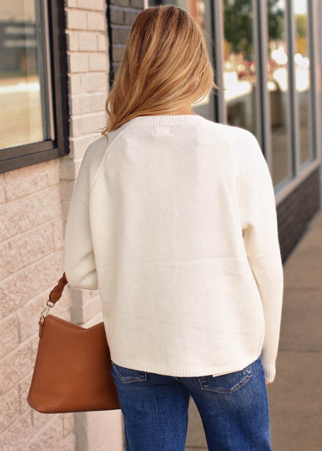 The Tatum Wood Button-Up Cardigan