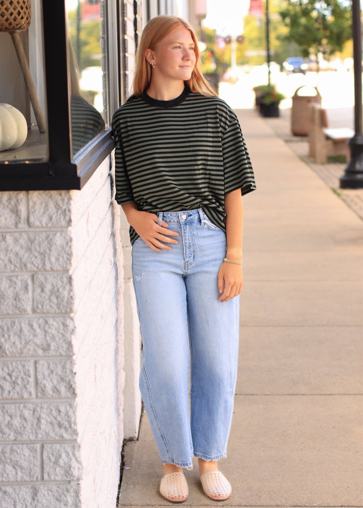 The Hudson Barrel Jeans - SUPER HIGH RISE