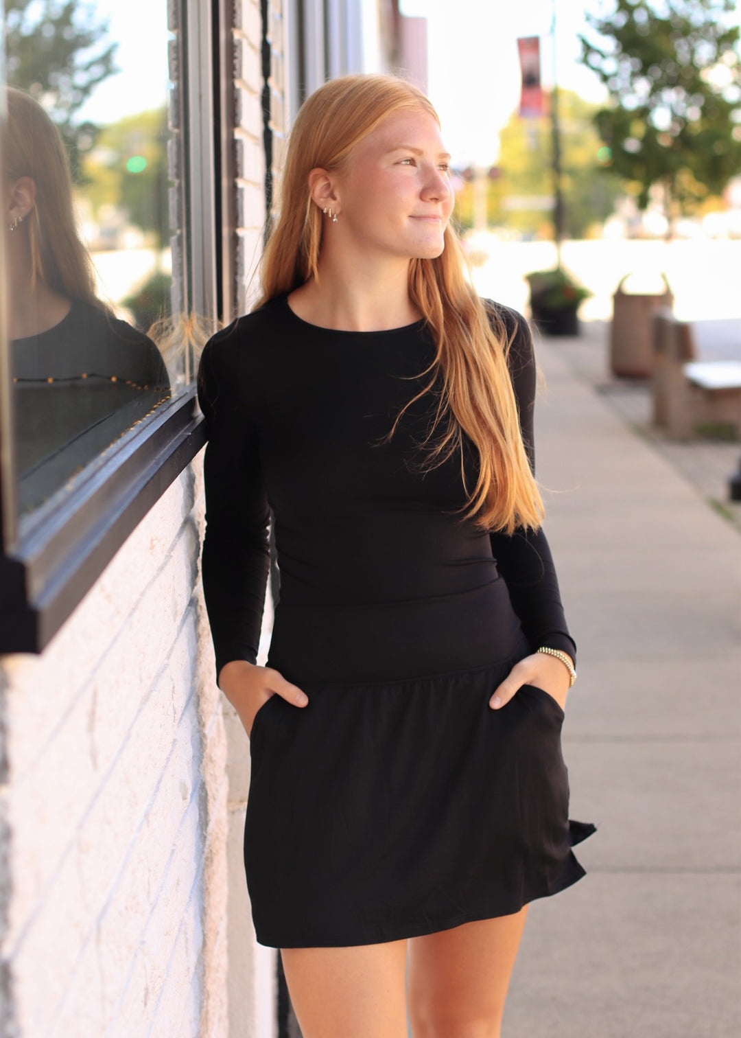 The Runaround Skort in Black