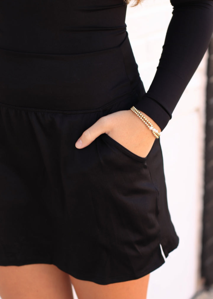 The Runaround Skort in Black
