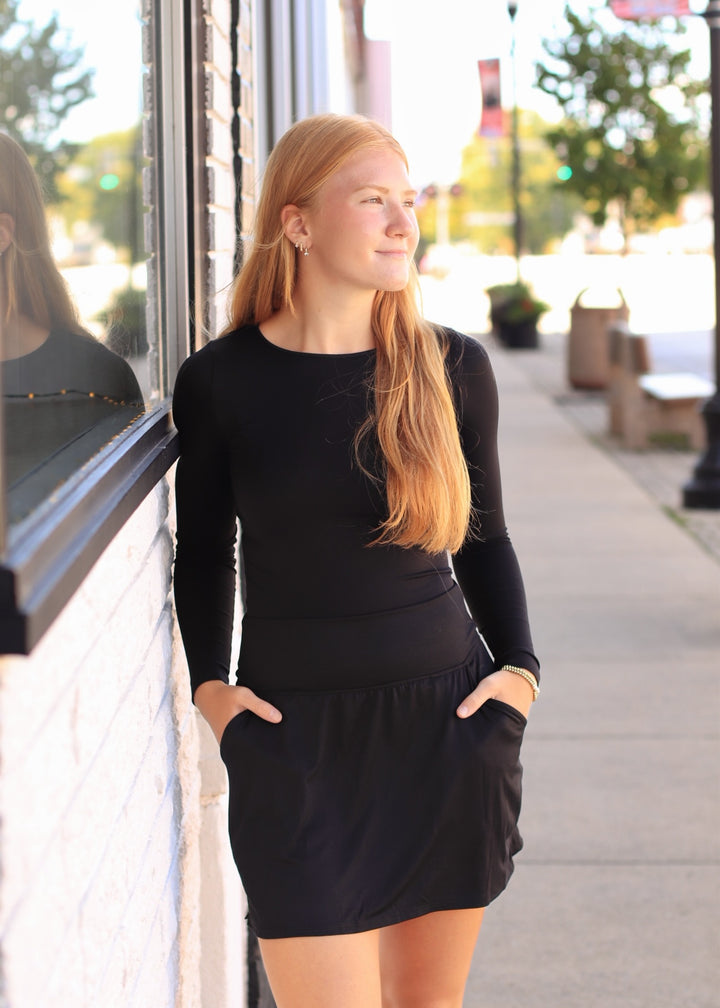 The Runaround Skort in Black