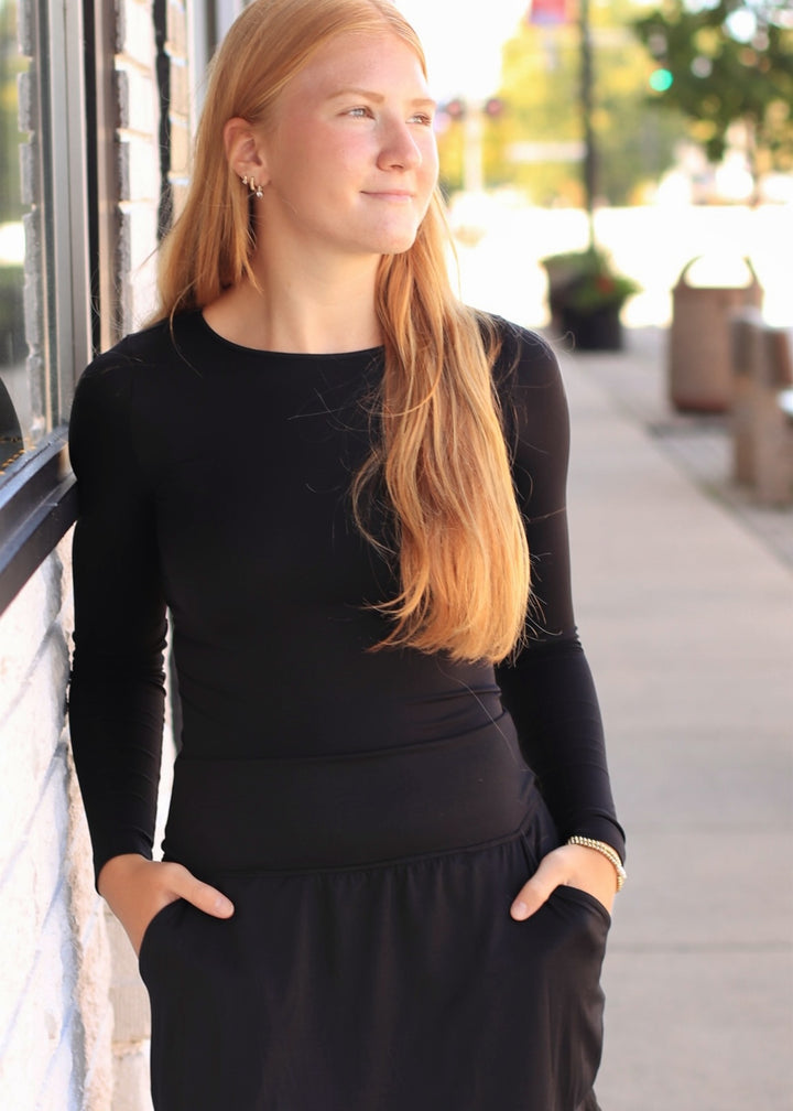 The Runaround Skort in Black