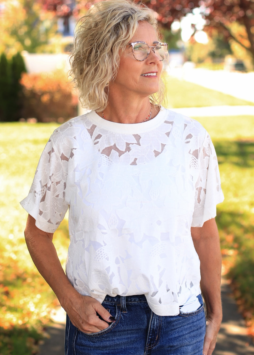 Floral Lace Blouse