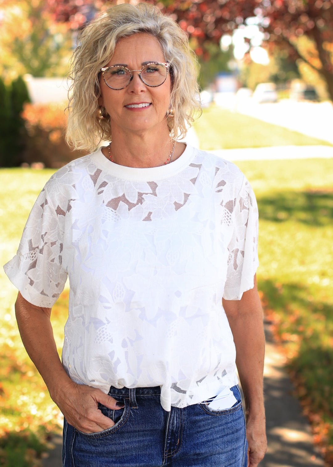 Floral Lace Blouse