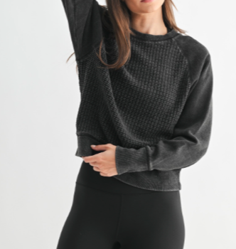 Cozy Waffle Pullover
