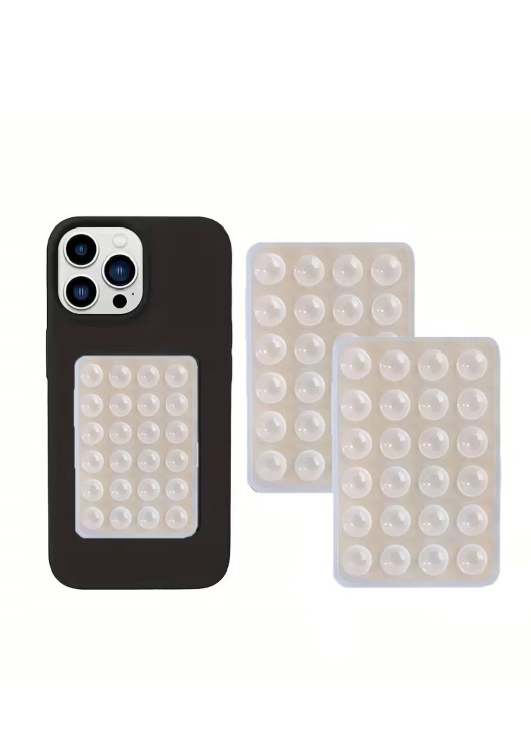 DOORBUSTER Silicone Suction Cup Phone Holder - Clear