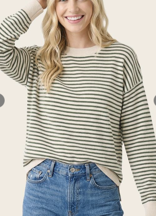 The Brookhaven Sweater in Olive