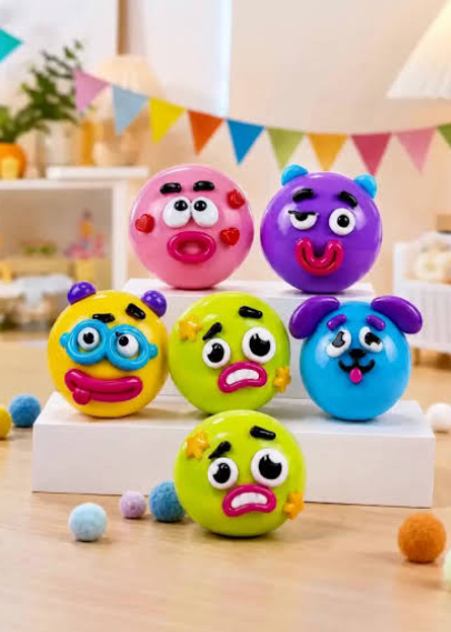 FEELZiES™ Mr. Globble Head™- Mix. Match. Squish. Repeat.
