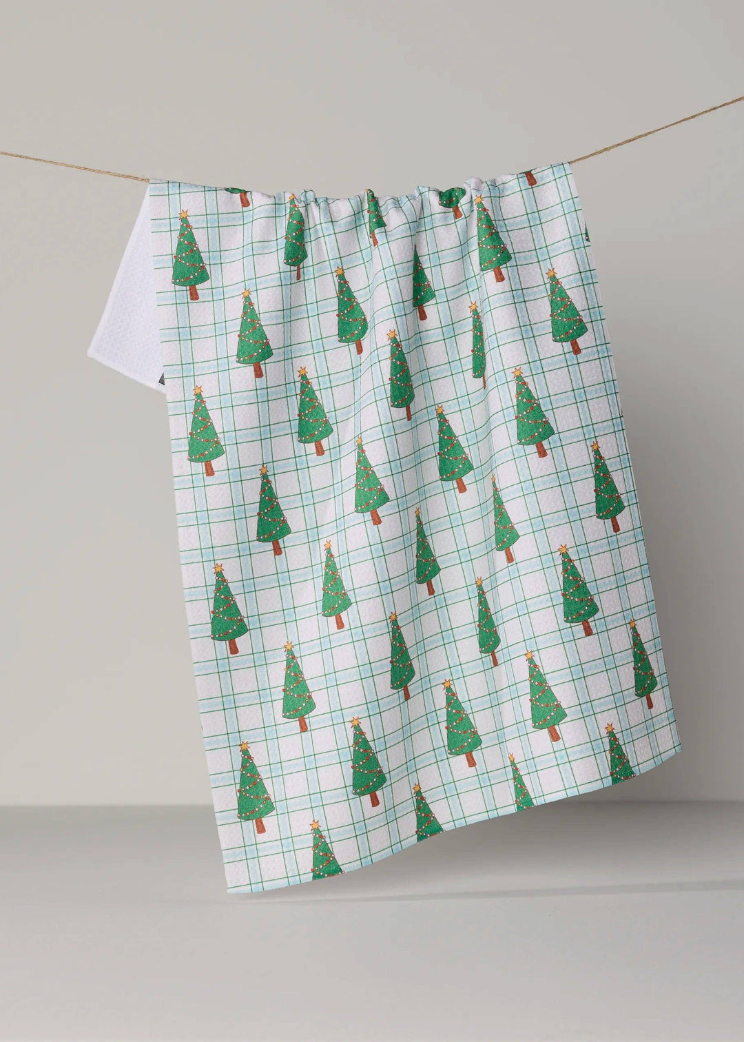Jolly Plaid Tea Towel - Holiday 2026