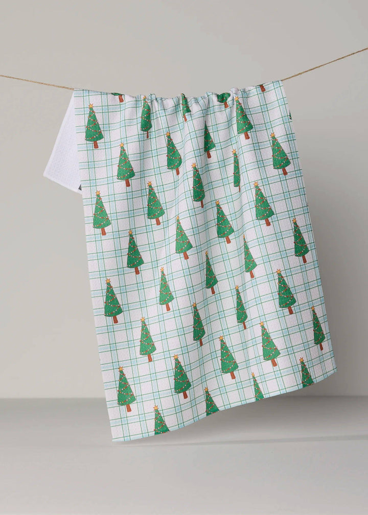 Jolly Plaid Tea Towel - Holiday 2026