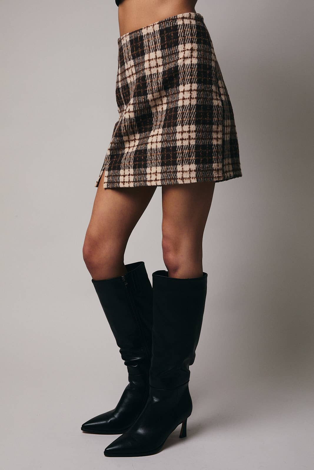 The Bronte Plaid Skirt