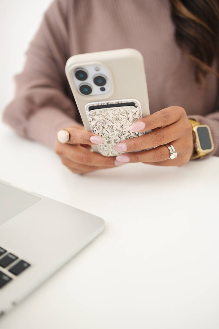 Magnet Phone Wallet, Magnetic card cash wallet