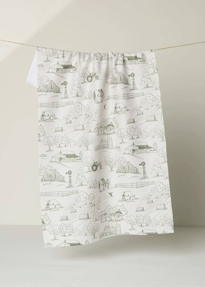 Farmyard Tea Towel