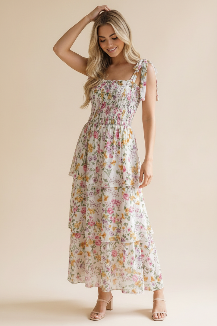 The Meadow Promise Maxi Dress 🌿🤍