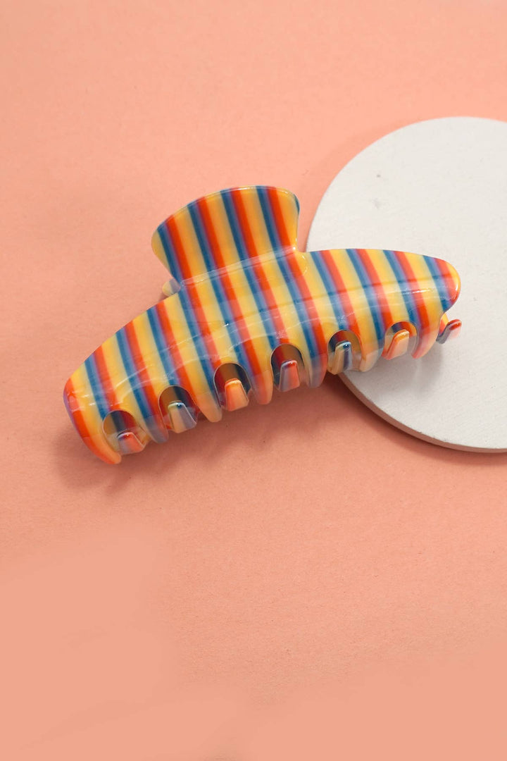 The Pinstripe Jumbo Hair Claw