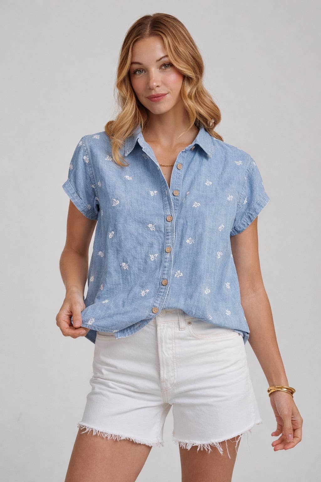 The Daisy Days Chambray Top