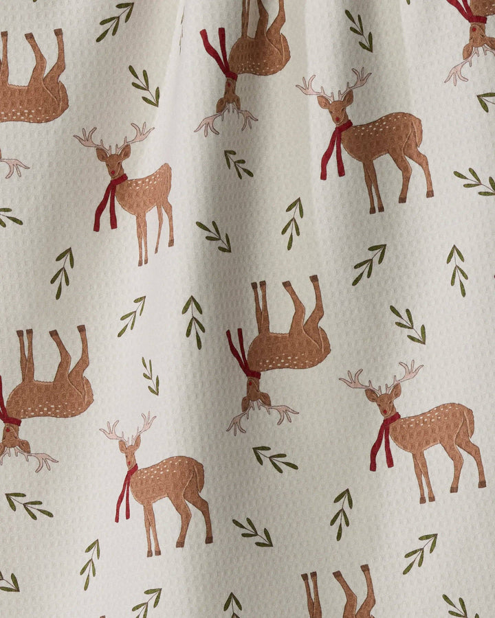 Winter Reindeer Luxe Kitchen Towel - Holiday 2026