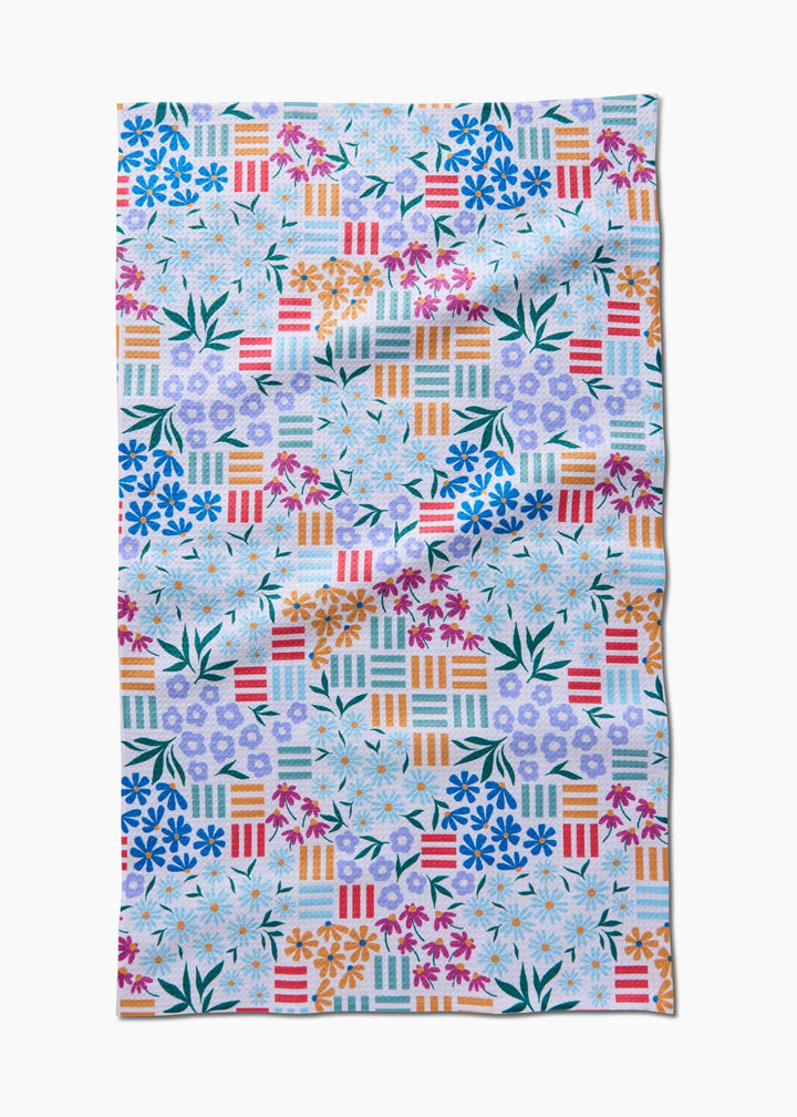 Floral Garden Tea Towel