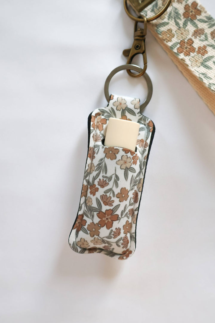 Chapstick Holder Keychain, Lip Balm & Stick Holder Keychain