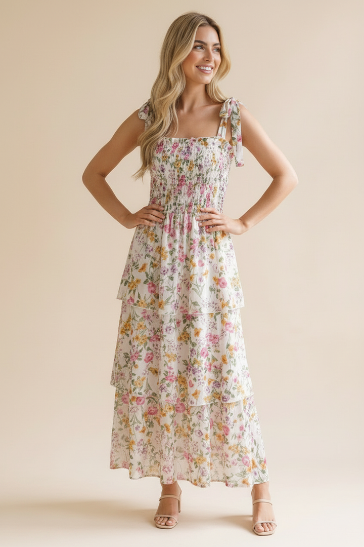 The Meadow Promise Maxi Dress 🌿🤍