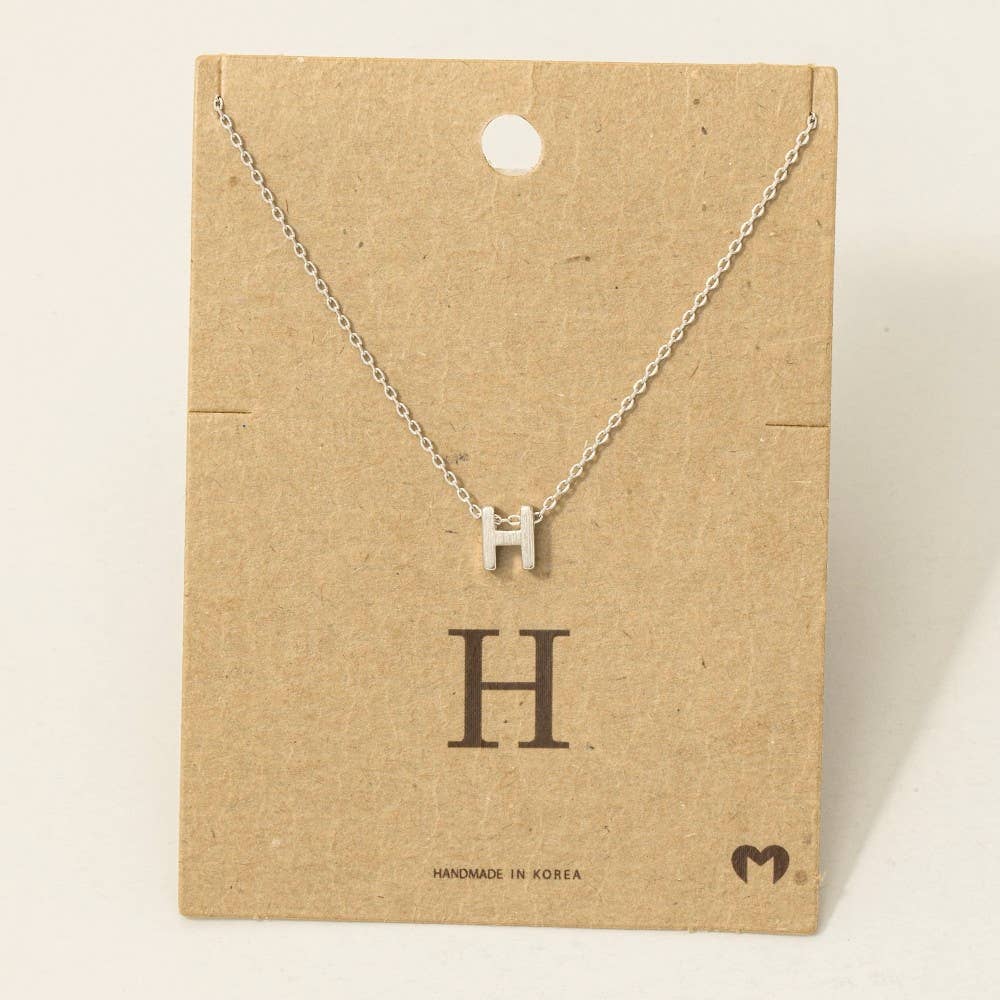 Initial Pendant Necklace