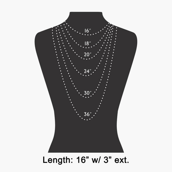 Dainty Triple Cz Charm Twisted Chain Necklace