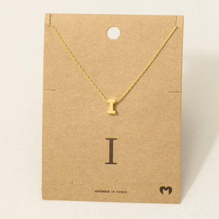 Initial Pendant Necklace