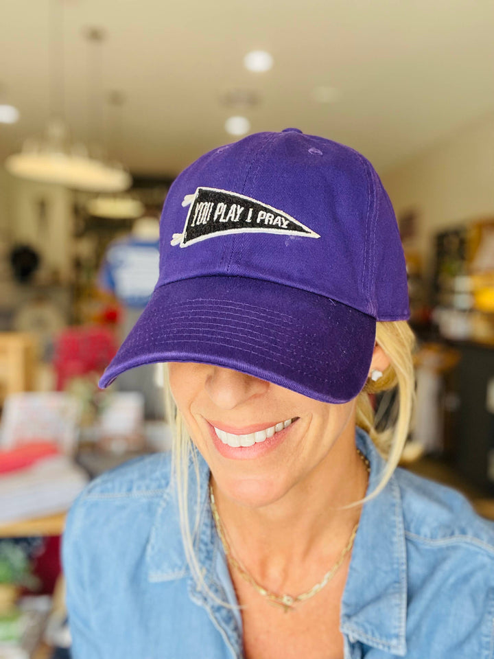  Pennant Flag Hat | Sports School Color | GameDay Hat