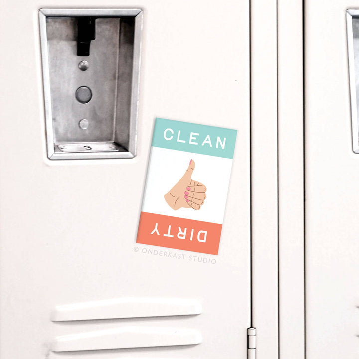 Dirty Clean Thumbs Up/Down Dishwasher Rectangle Magnet