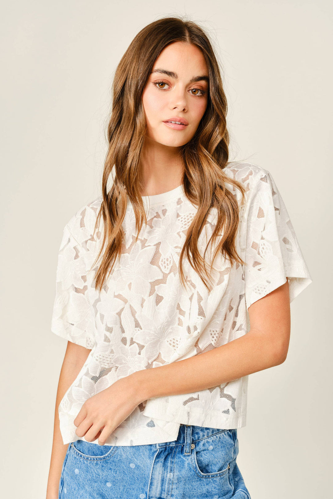 Floral Lace Blouse