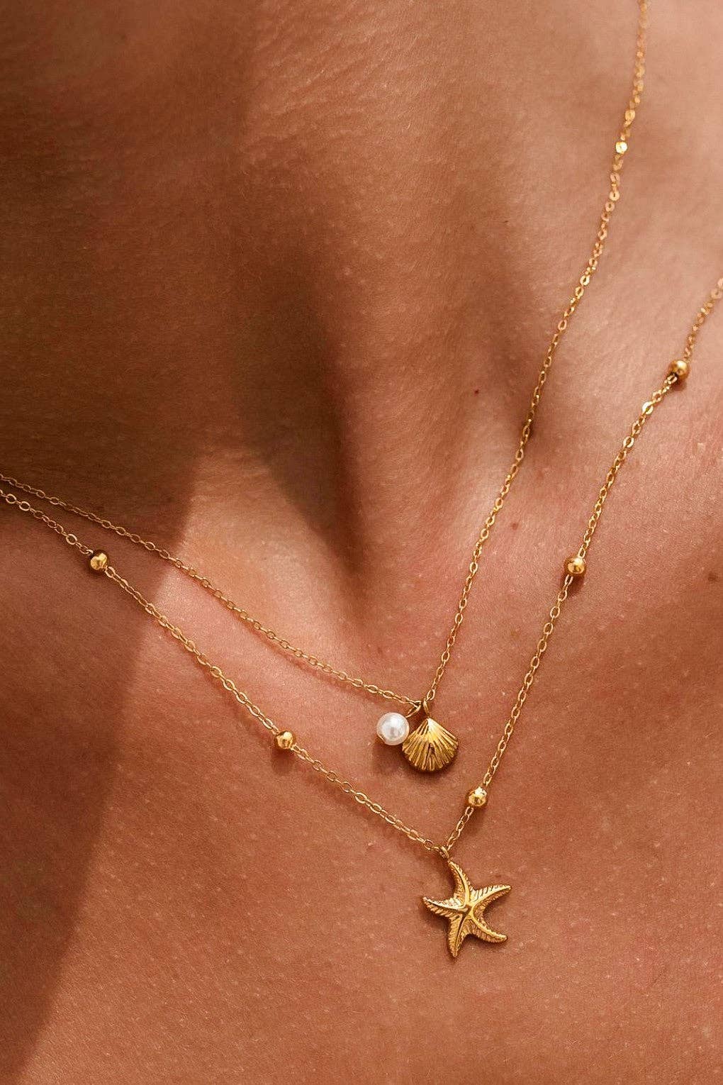 18K Gold PVD Plated Waterproof Stainless Steel Chain Necklace