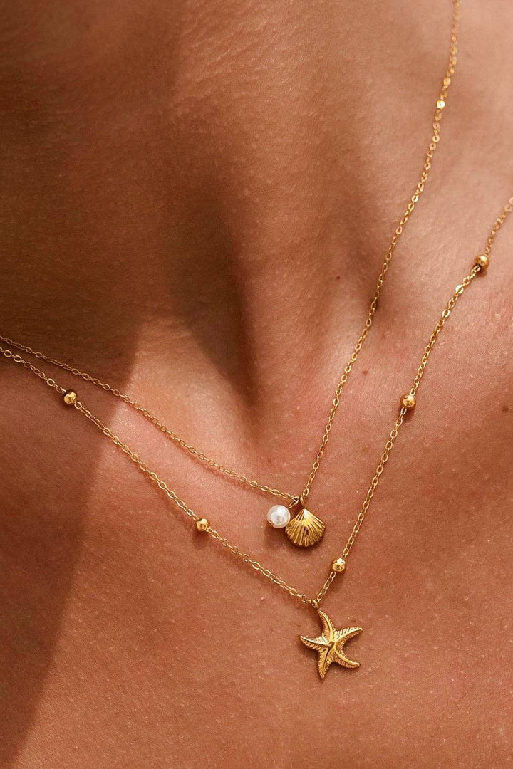 18K Gold PVD Plated Waterproof Stainless Steel Chain Necklace