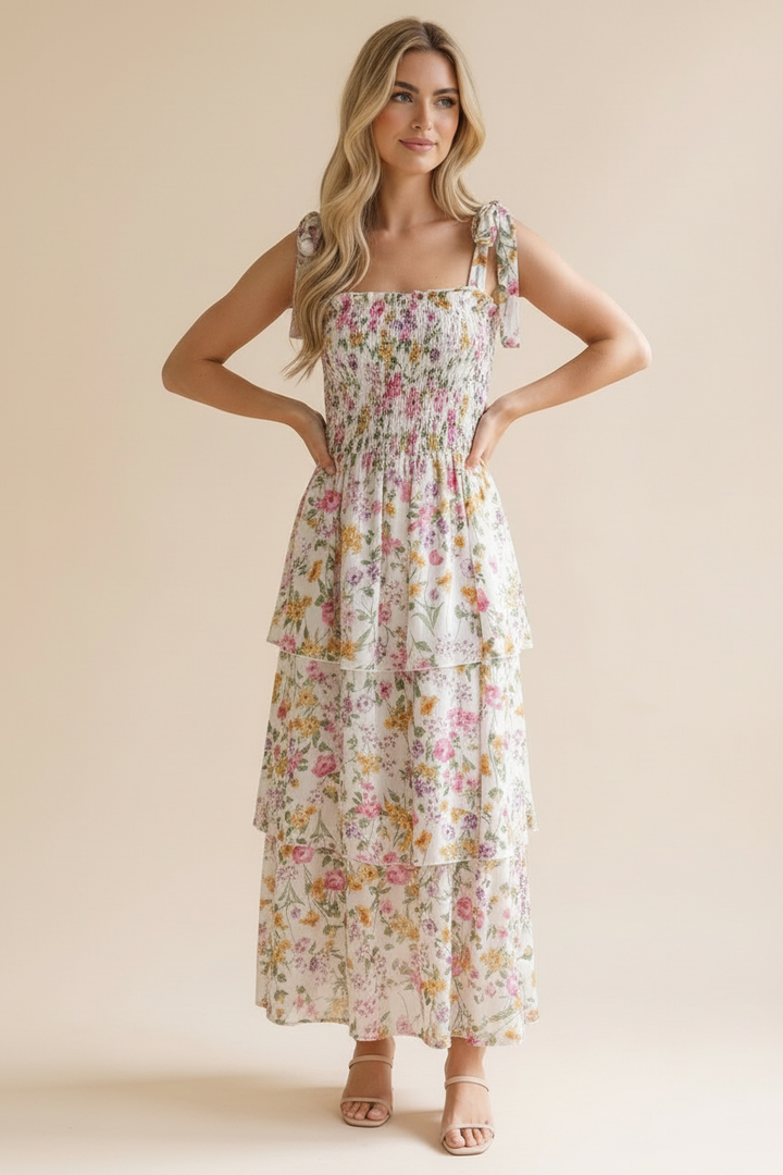 The Meadow Promise Maxi Dress 🌿🤍