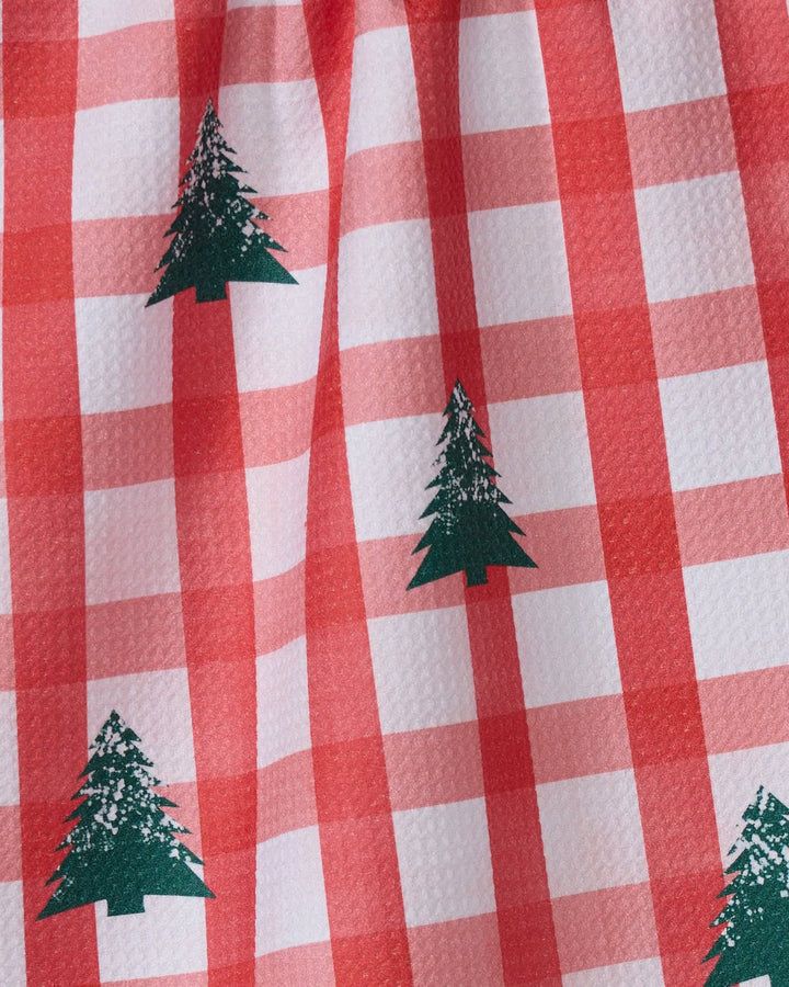 Christmas Pines Tea Towel