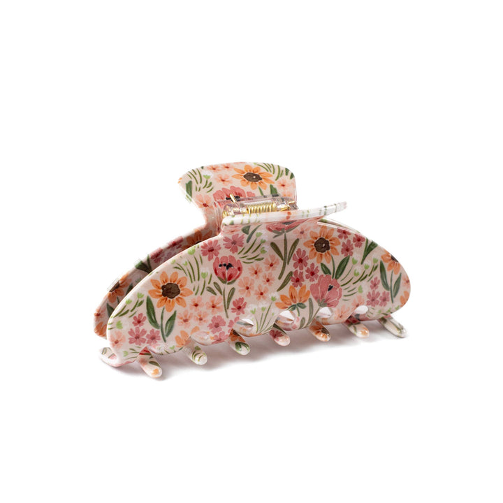 Floral Claw Clip