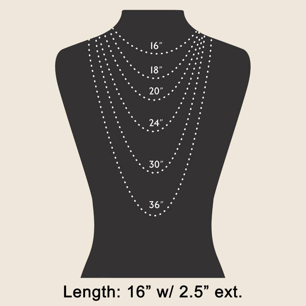 Gold Dipped Twisted Chain Necklace