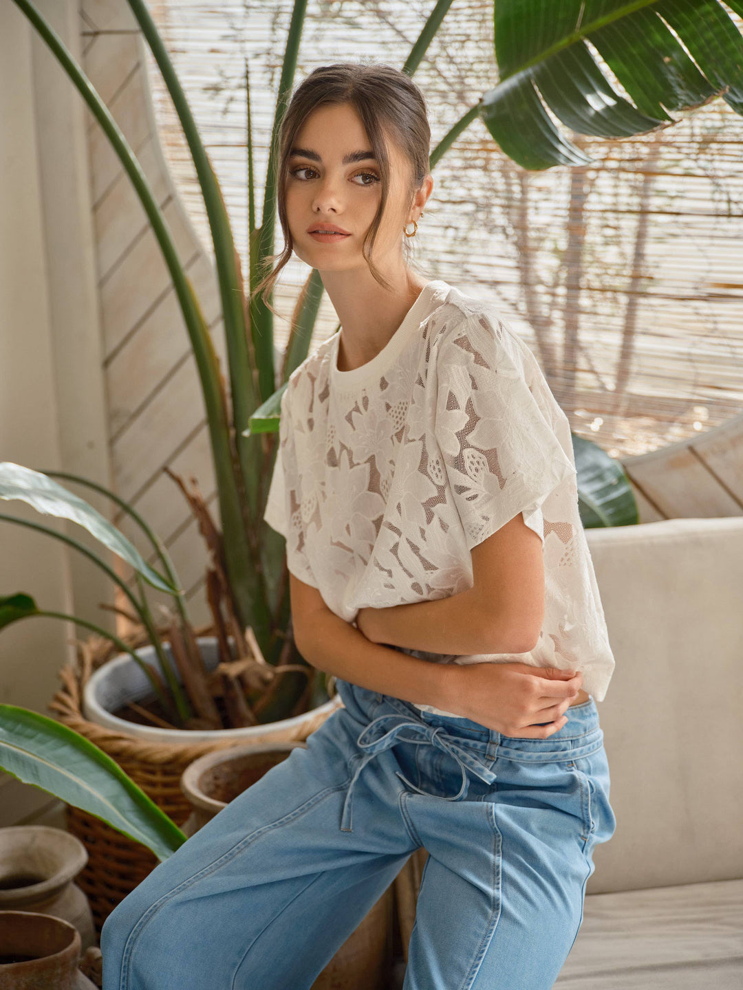 Floral Lace Blouse