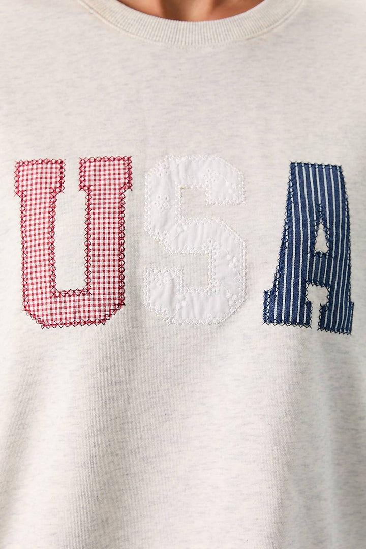 The Gingham USA Sweatshirt 🇺🇸