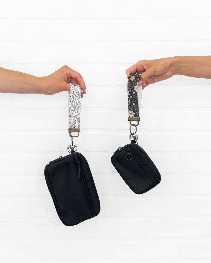 Canvas Wrist Keychain Lanyard, Key Wristlet