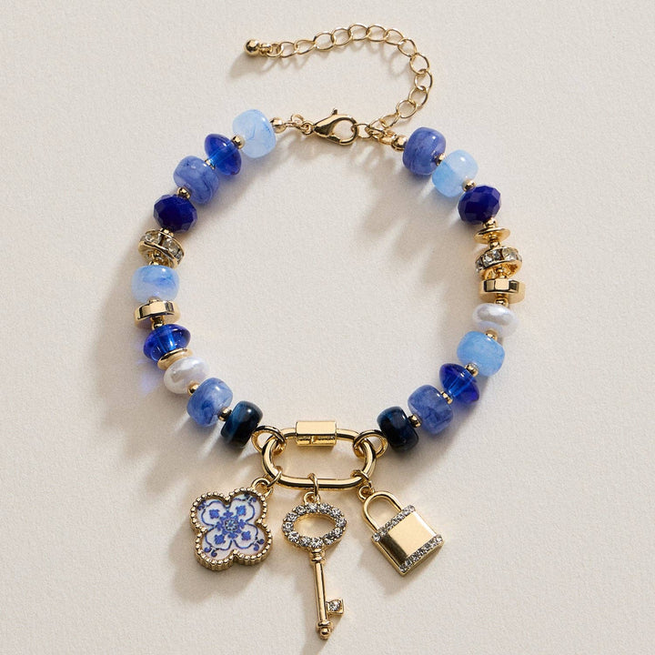 Vibrant Beaded Bracelet | Blue