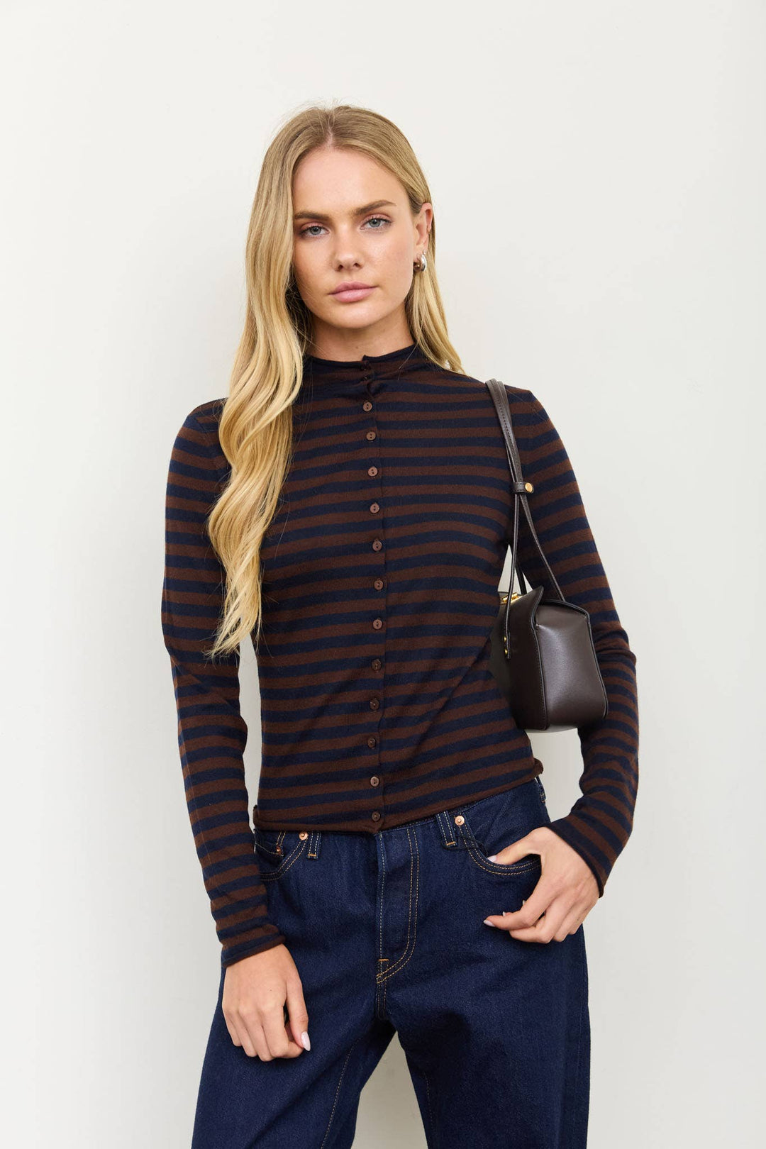 The Undone Stripe Cardigan