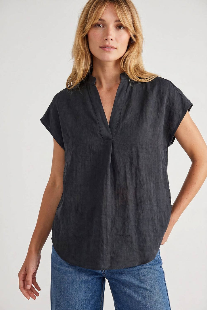 Soft Matte Drop Shoulder Blouse