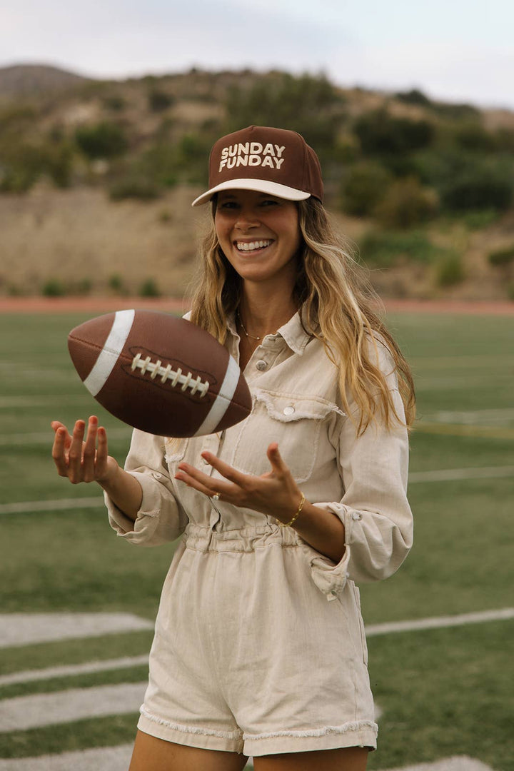 Sunday Funday Embroidered Hat - Game Day Hat