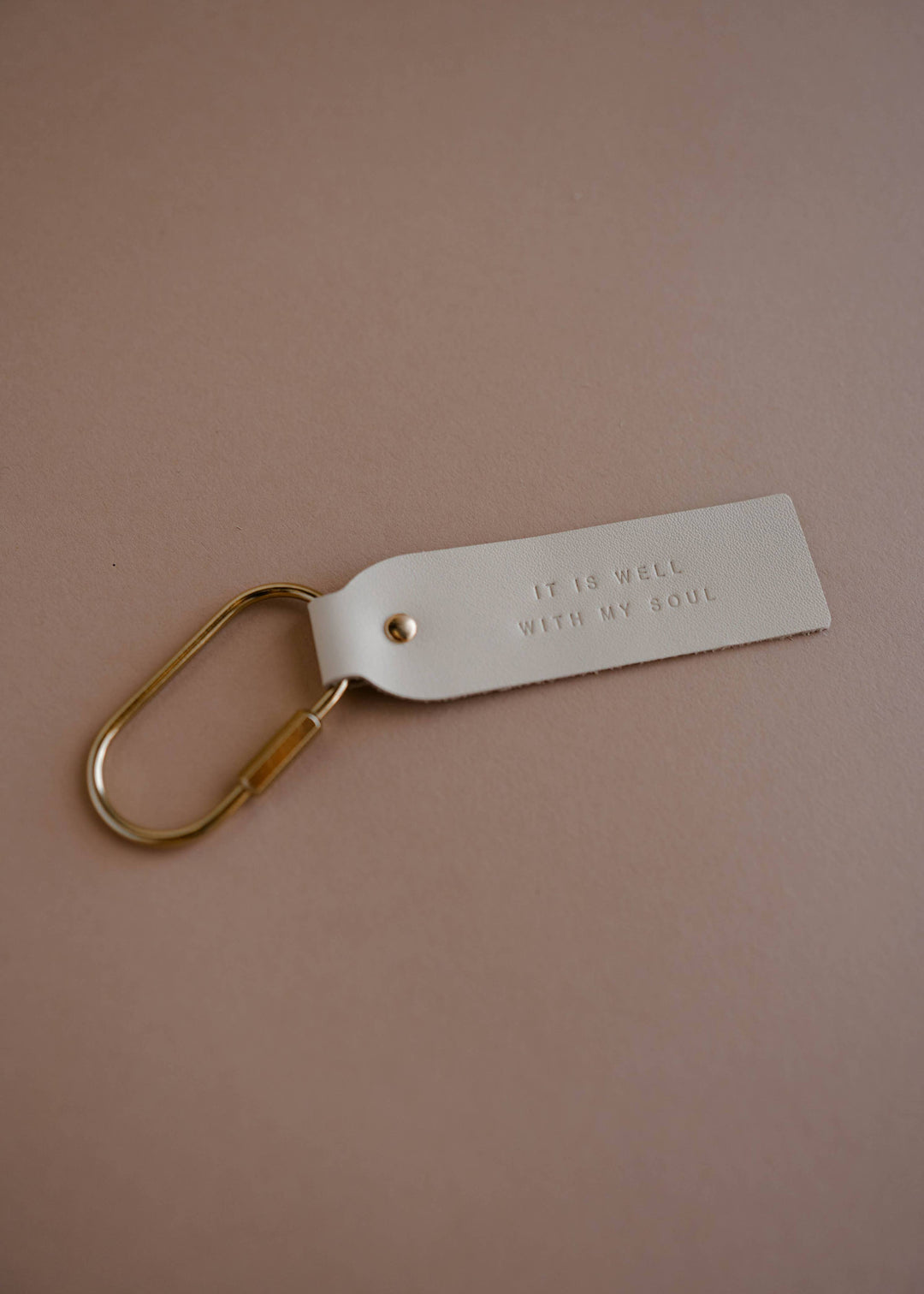 It Is Well Blonde Key Fob | Christian Keychain