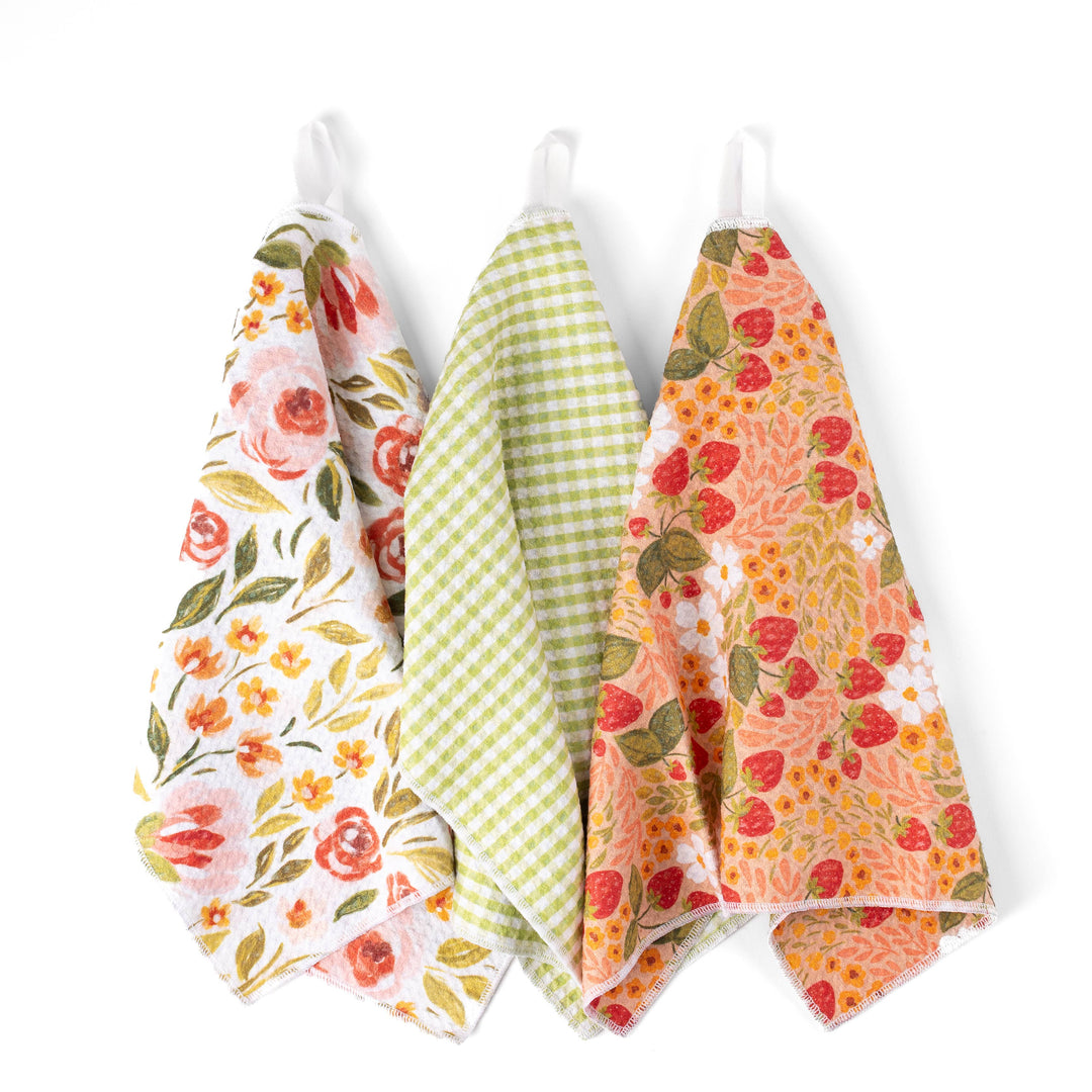 Pack of 3 Microfiber Kitchen Towels