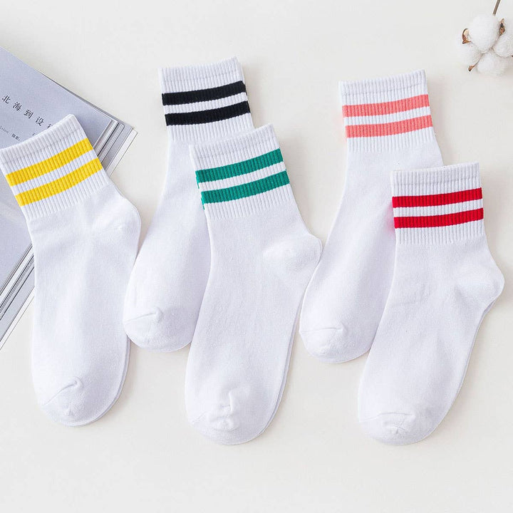 BASIC DAILY CASUAL SOCKS  KHAKIBLACK
