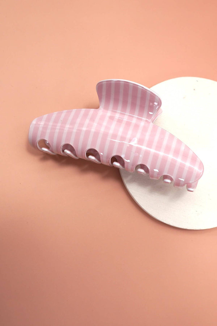 The Pinstripe Jumbo Hair Claw