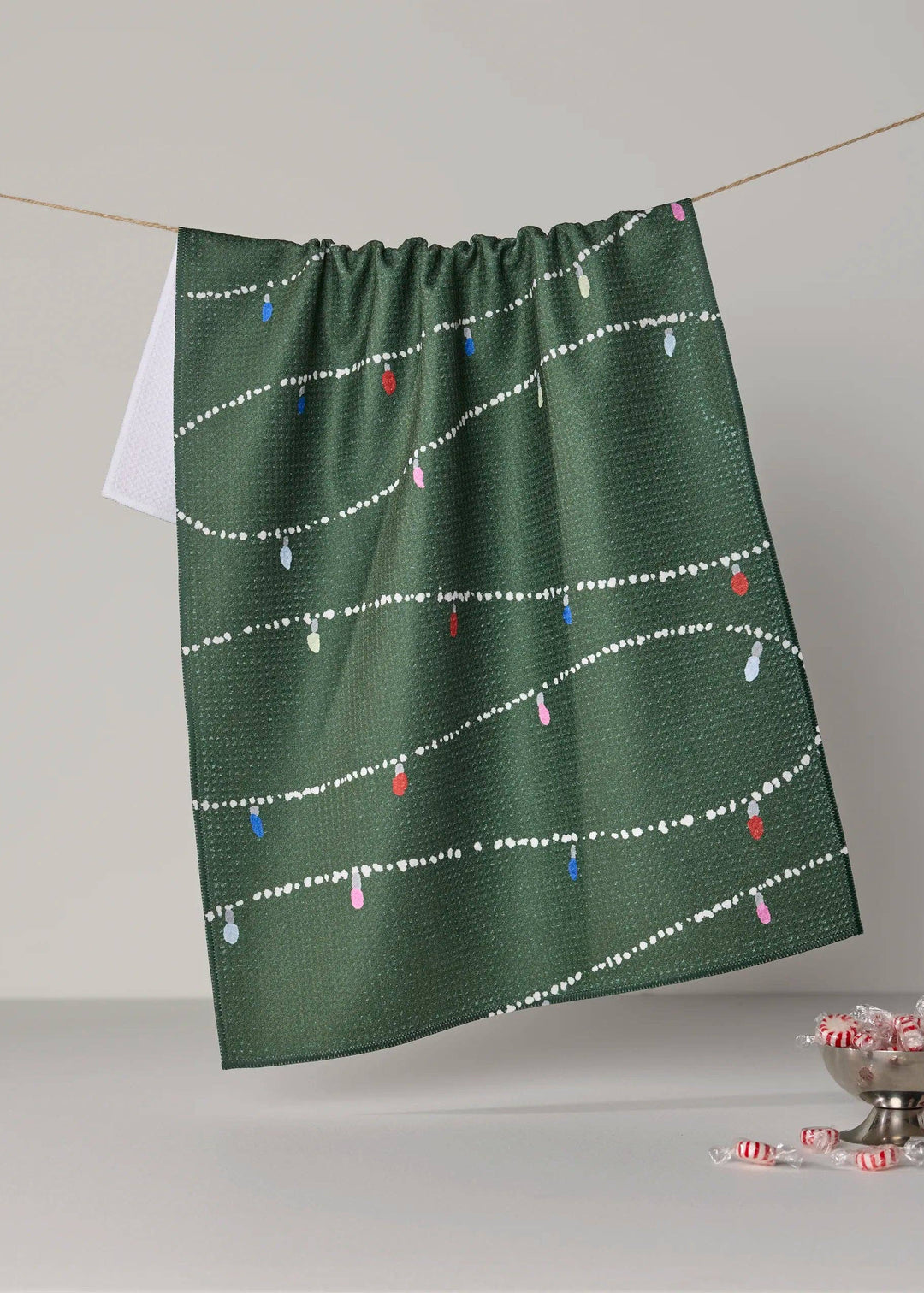 Garland Glow Tea Towel - Holiday 2026