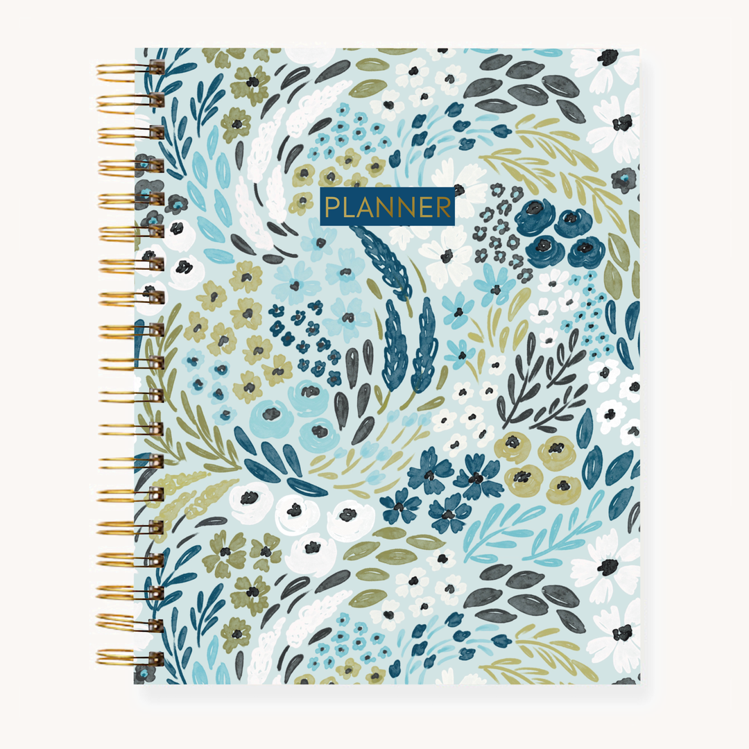 Floral Undated Planner